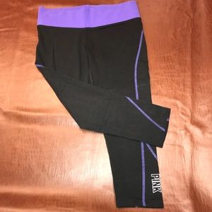 VS Pink Cropped Leggings